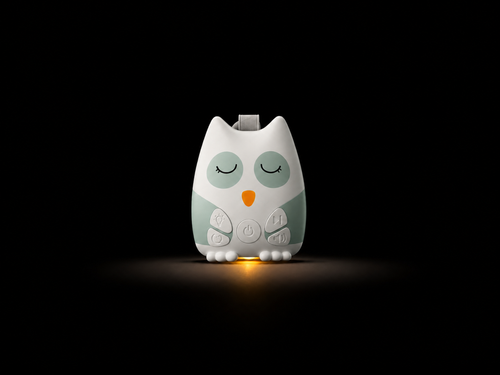 Nouna owl sleep soother glowing night light in the dark